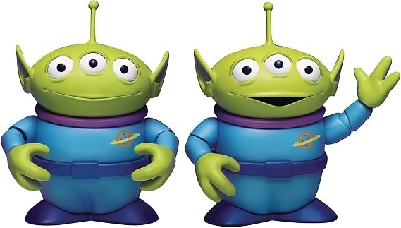Beast Kingdom Toy Story: Alien DAH-022 Dynamic 8ction Heroes Action Figure 2-Pack, Multicolor