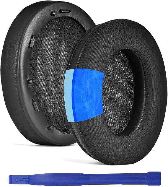 wh-1000xm3 Replacement Ear Pads Compatible with Sony WH-1000XM3 Headphones,WH1000XM3 Ear Cushions Are Made Of Soundproof Sponge And Cooling Gel(Black)