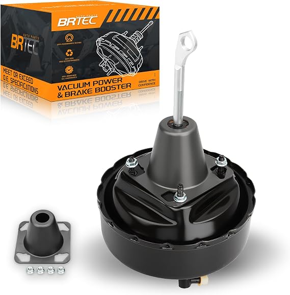 54-74004 Vacuum Power Brake Booster Compatible with Jeep Wrangler 1987 1988 1989 1990, Replace# 5252628, 83502846