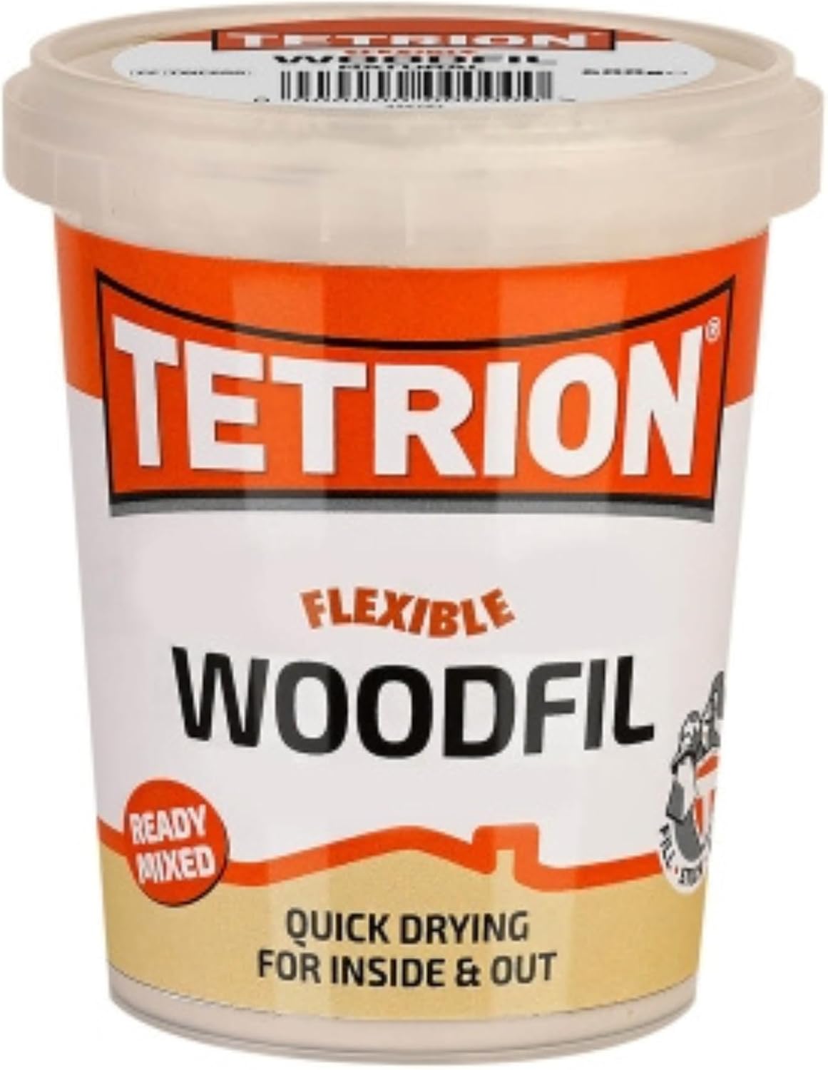 Tetrion TWF600TWF606 Woodfil 600g Flexible Wood Filler Natural Ready Mixed