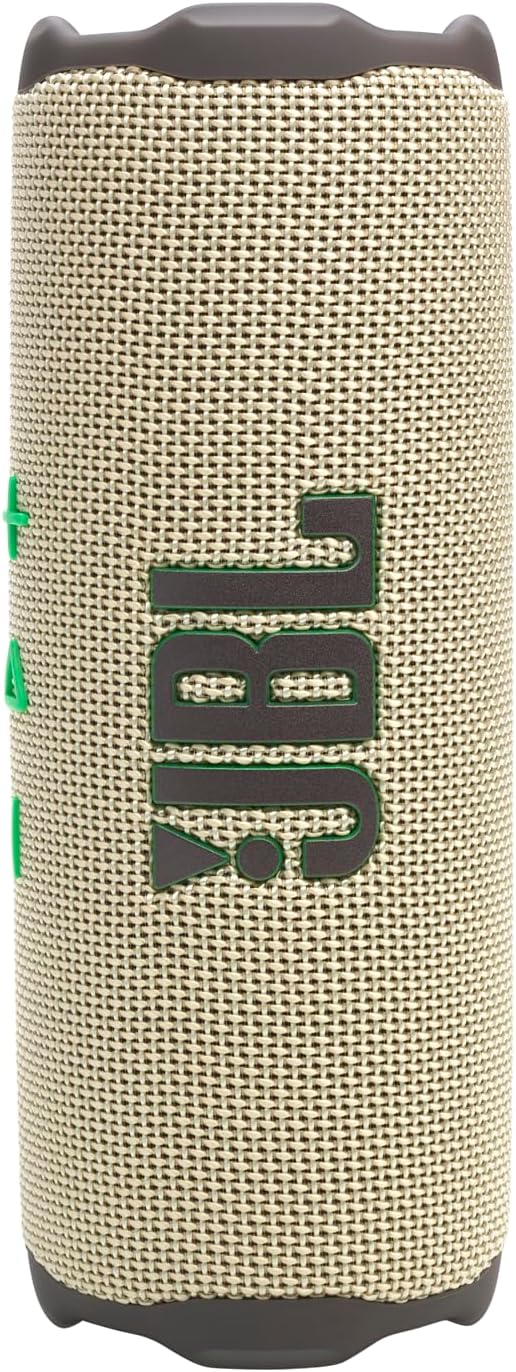 JBL FLIP 7 / Portable Speaker / Bluetooth Compatible / IP68 Dustproof and Waterproof / USB-C / App Compatible / Includes Strap and Carabiner / AURA CAST Multi-Speaker Connection / Wimbledon Green