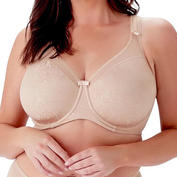 Berlei Women's Beauty Everyday Underwire Minimizer Bra, Beige (Beige), 36