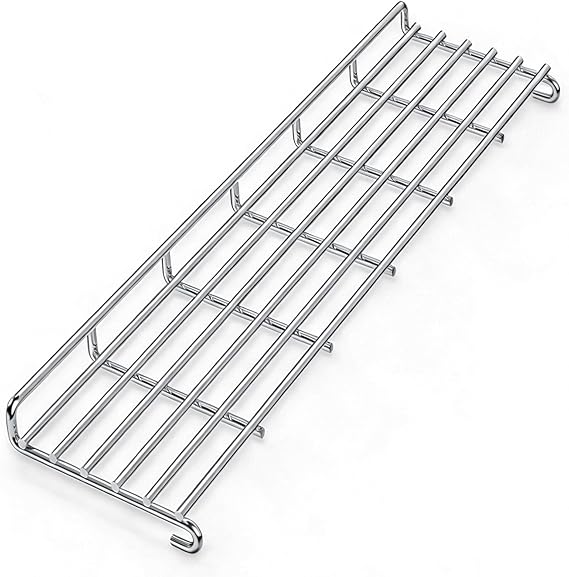 Genesis E-310 Top Warming Rack for Weber Genesis II E-315 E-330 Grill Parts | 66044 Stainless Steel Premium Warm Rack fits Weber Genesis II E-335 S-310 S-335 Grill Accessories Precision Fit