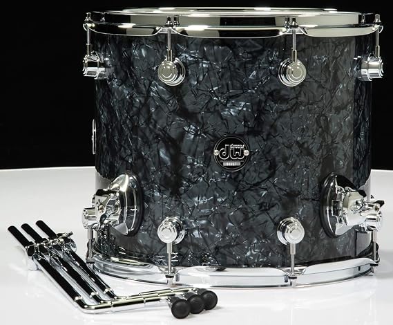DW Performance Series Floor Tom - 12 Inches X 14 Inches Black Diamond FinishPly