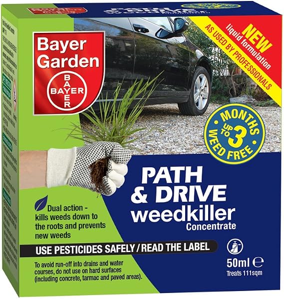 Bayer Garden Path and Drive Weedkiller Concentrate, 50 ml