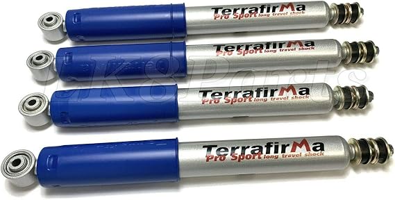 P38 Terrafirma Pro Sport +2" Front & Rear Shock Absorber Set New