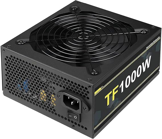 1000W Power Supply 80 Plus Gold Wide Voltage 100-240V Active PFC Gaming PSU