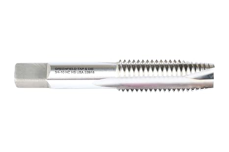 WIDIA GTD 12042 GUN7301 Maintenance Tap, Plug Chamfer, Right Hand Cut, 2 Flutes, 5/16-18, HSS, Uncoated
