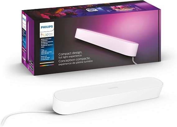 Philips Hue Smart Play Light Bar Base Kit, White - White & Color Ambiance