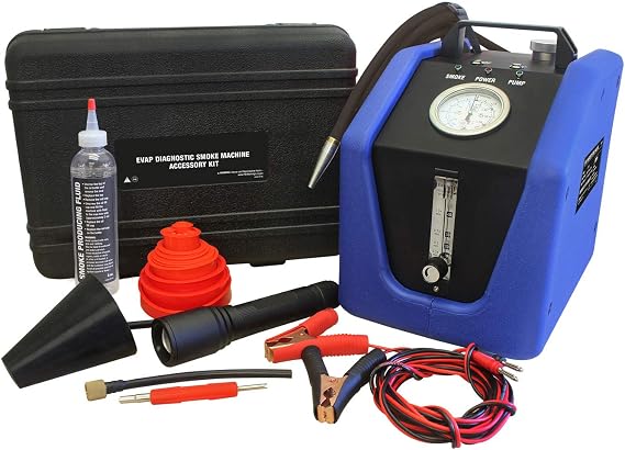 MASTERCOOL (43060-EV) EVAP Diagnostic Smoke Machine with Internal Compressor, Blue,Black