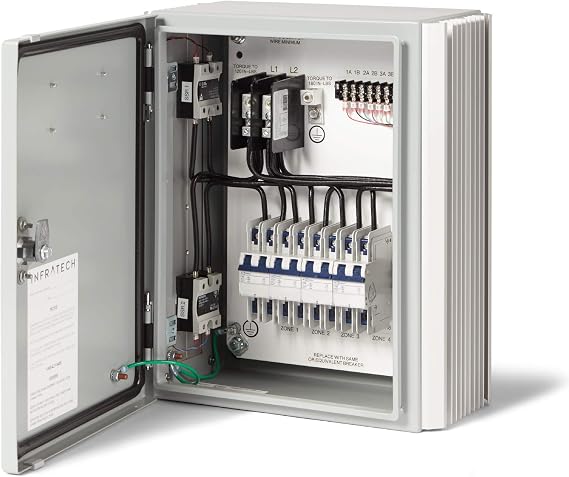 Infratech Surface Mounted Solid State Relay Panel 2 Relay, Part No. 30-4052