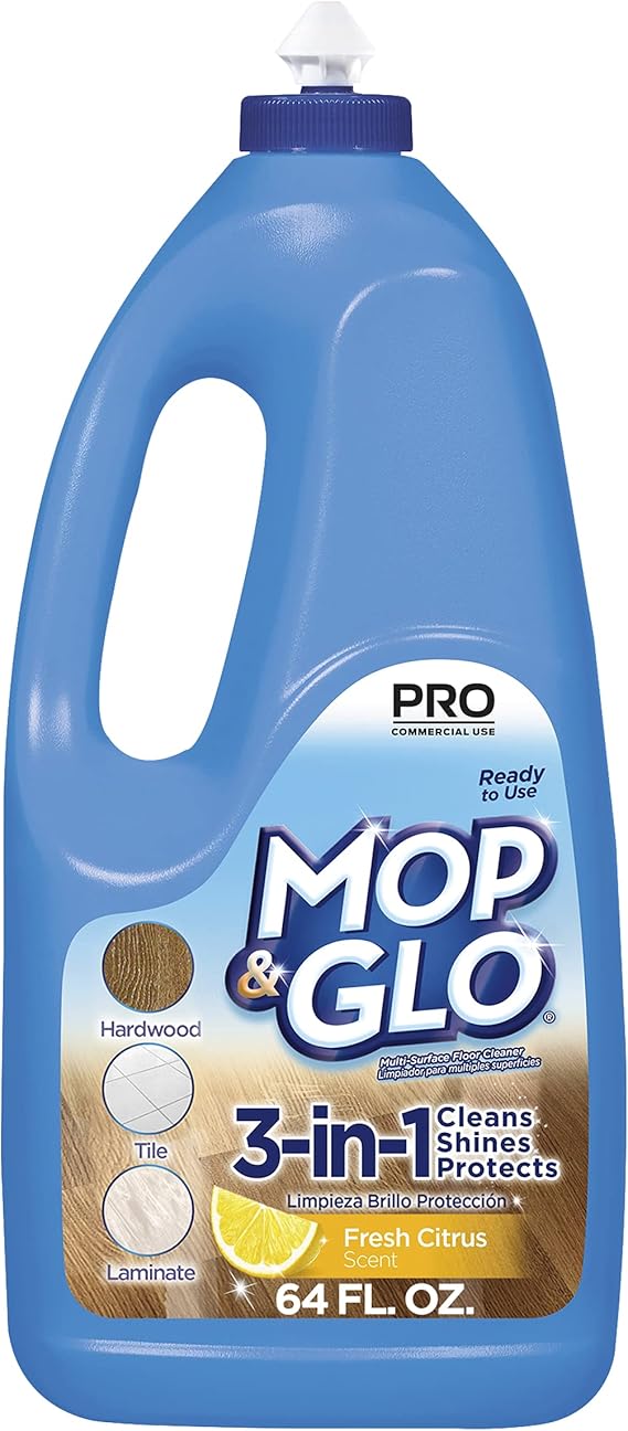 Mop & Glo Multi-Surface Floor Cleaner, Fresh Citrus, 64 Oz