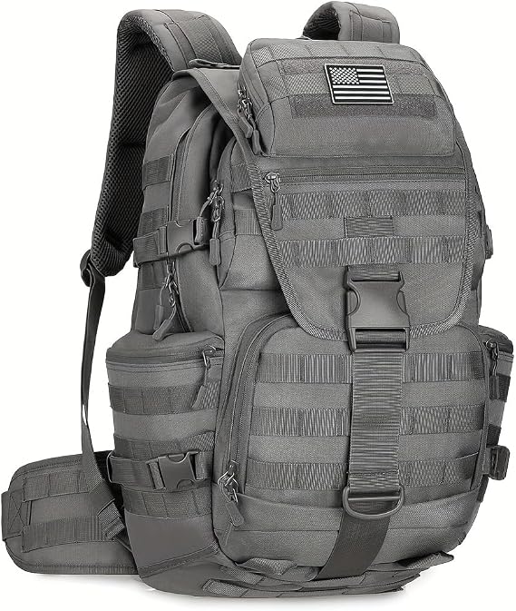 50L Military Tactical Backpack 3 Day Assault Pack Molle Daypack Hiking Backpack for Men and Women