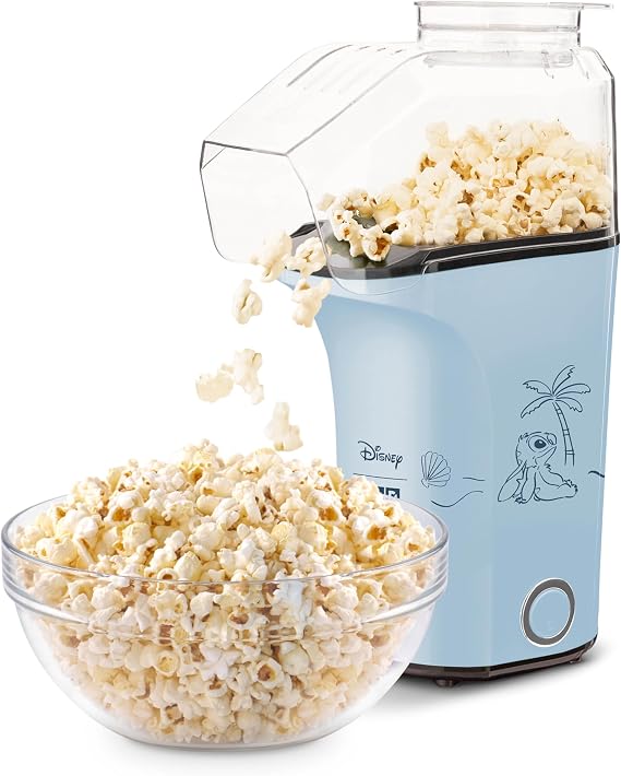 Disney | Dash Stitch Fresh Pop Popcorn Maker, 16-Cup Air Popper