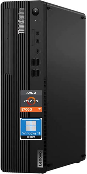 Lenovo ThinkCentre M75s Gen 5 Desktop, AMD Ryzen 7 PRO 8700GE Processor, 32GB RAM DDR5,1TB SSD, WiFi 6, Bluetooth 5.3,AMD Radeon 780M Graphics, and Windows 11 Pro
