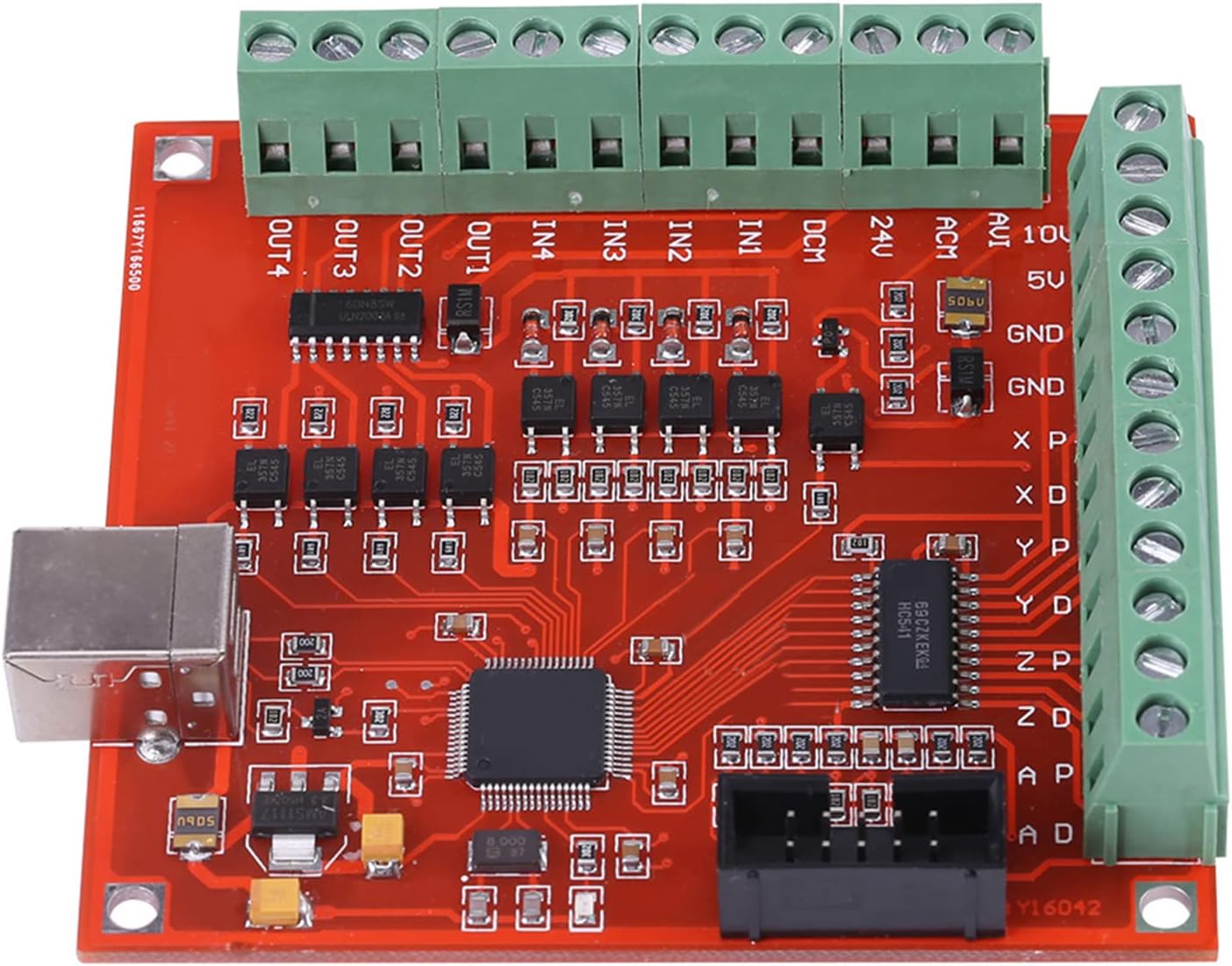 USB H3 100Khz 4 Axis Motion Controller Card Breakout Board