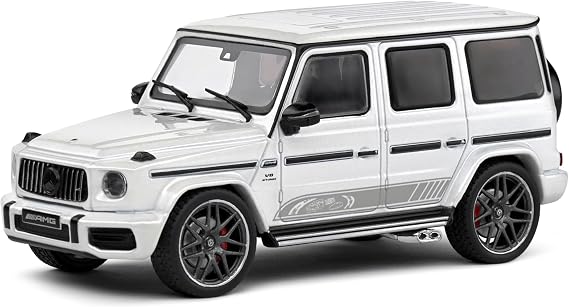 Solido 1:43 Scale Mercedes AMG G63 White 2022 Diecast Model Car S4316701