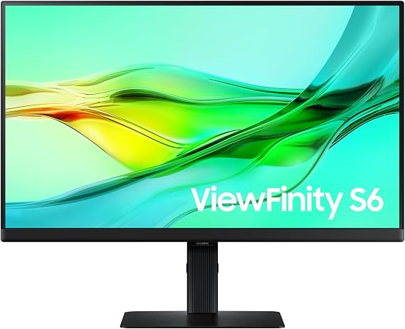 Samsung ViewFinity S6 S60UD, 24" inch, QHD, 2K, 2560 x 1440, 5ms, 100Hz, HDR10 Monitor, LS24D600UAUXUF