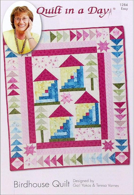 Eleanor Burns Patterns-Birdhouse Quilt Pattern by Quilt in a Day