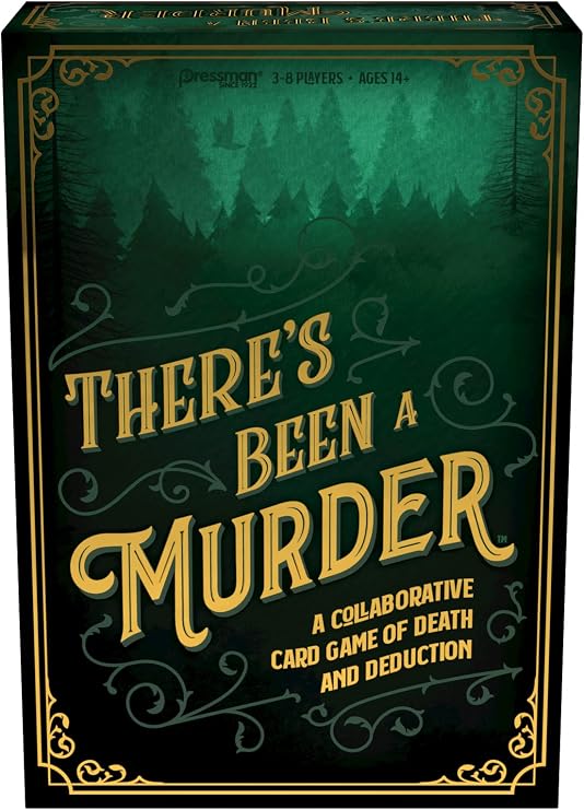 There's Been a Murder: Solve the Crime and Catch the Killer Before Time Runs Out, Family Murder Mystery Party Game, for 3-8 Players, Ages 14+