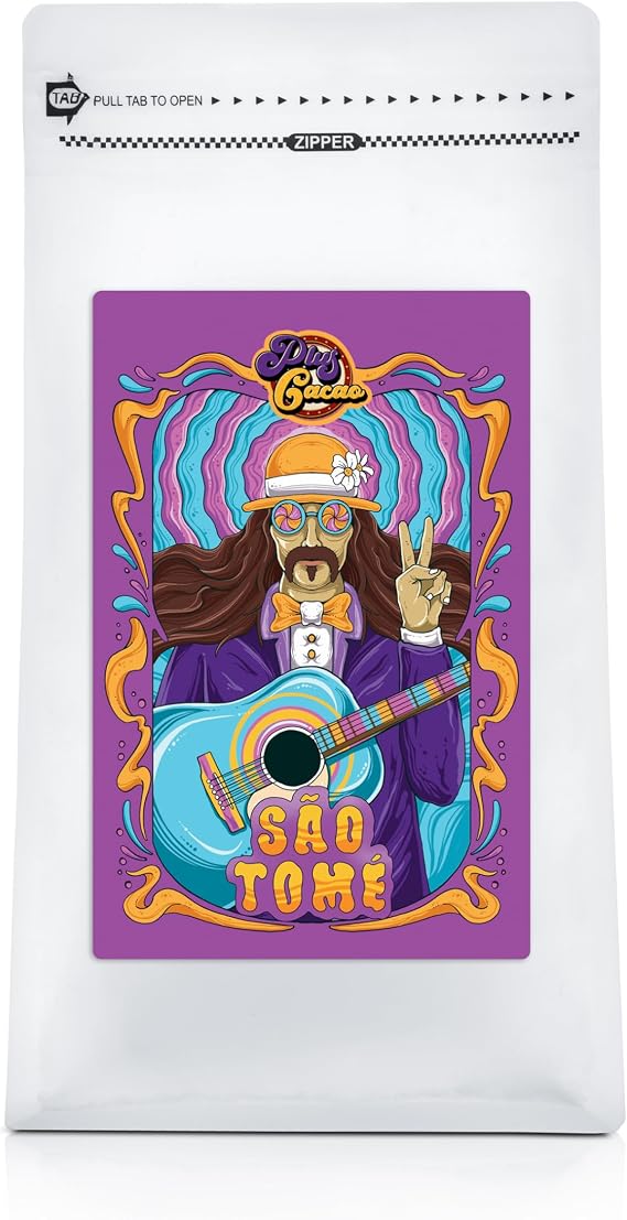 Premium Cocoa Paste from São Tomé (17.6oz/500g) - Rare Amelonado & Forastero Beans | African Origin
