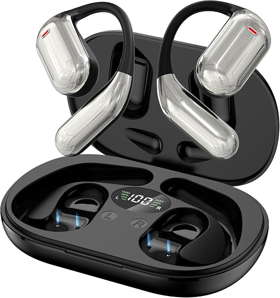 AI Translation Earbuds Real Time 144 Language Translator Earbuds for iPhone and Android Translation Headphones Translating Device for Travel Business Learning with Charging Case