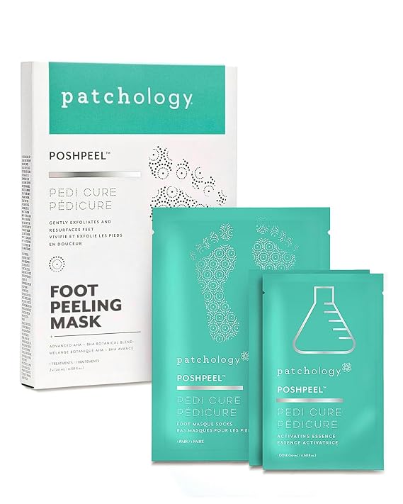 Patchology PoshPeel Foot Peeling Mask | Exfoliating Dead Skin Remover.