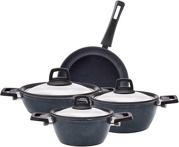 Karaca BioDiamond Antibacterial Powerful 7 Piece Cookware Set