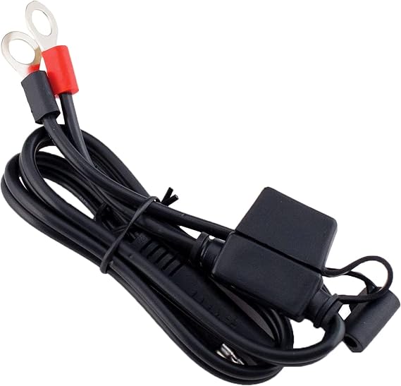 Battery Tender Ring Terminal Harness Accessory Cable - 18 inch Cord Adapter with SAE Quick Disconnect - Easy Quick Convenient for Motorcycles, Cars, ATVs and More - 081-0069-6