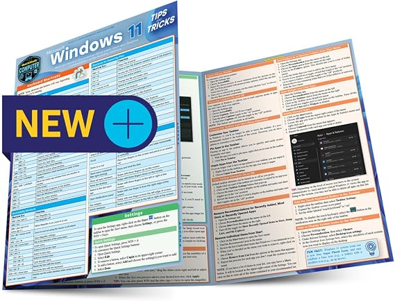 Microsoft Windows 11 - Tips & Tricks: QuickStudy Laminated Computer Reference Guide