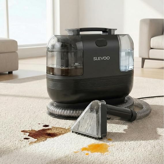 Slevoo Portable Carpet Cleaner, 500W 20Kpa Upholstery Cleaner Machine