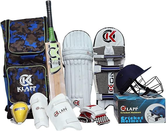 Klapp Champion Cricket kit,(Mens,Multicolour).