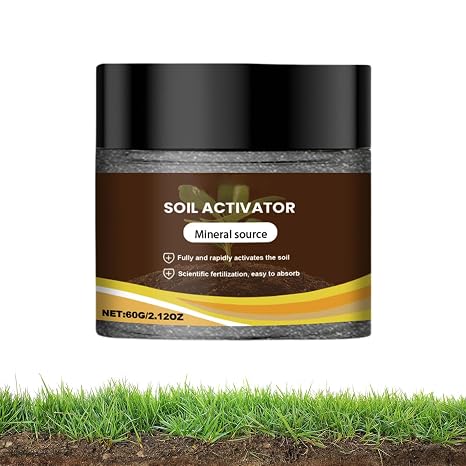 Soil Activator for Plants Multifunctional 60g Natural Nutrition | Soil Activator and Plant Fertilizer for Plant Growth Germination, Courtyard Greenery Potted Flowers Vegetable Fruit