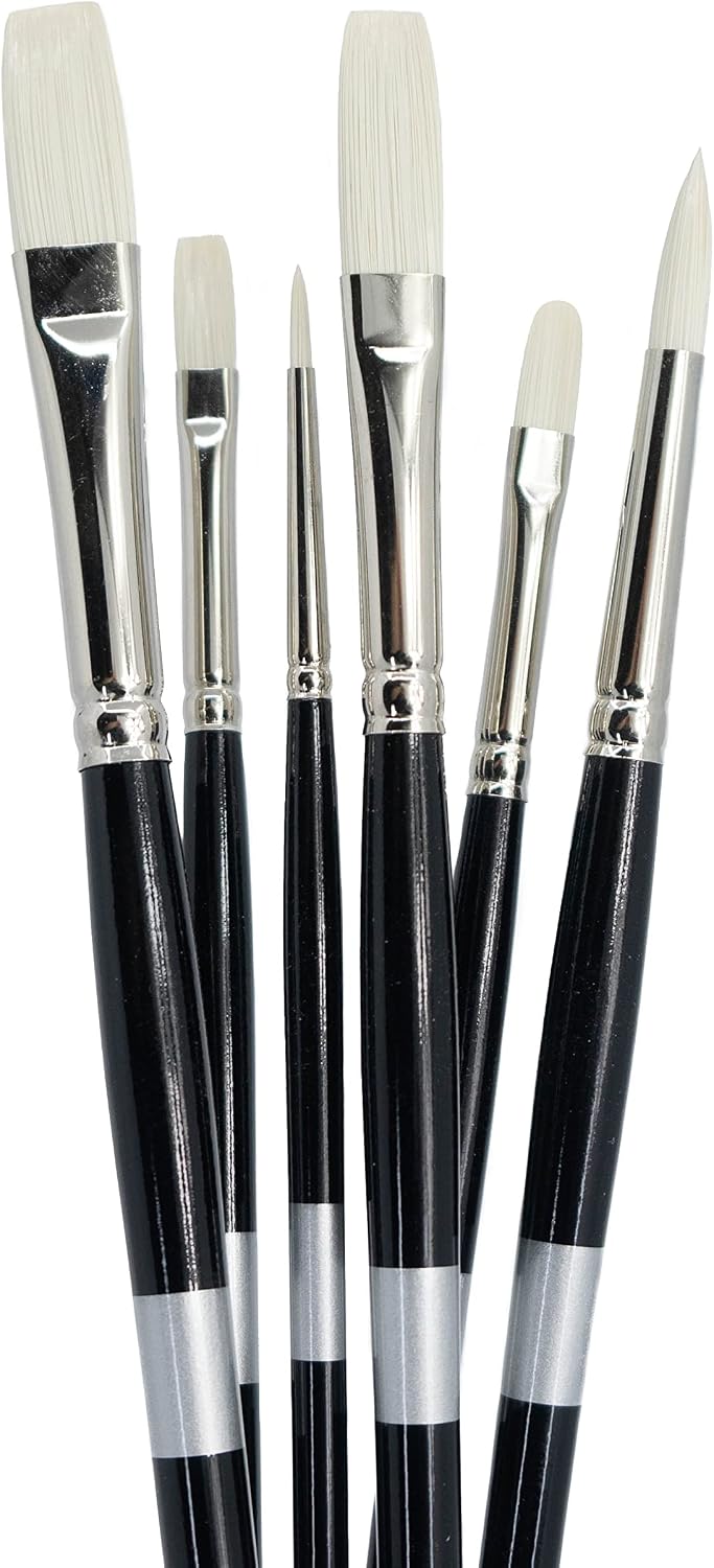 Trekell - Opal 6 Piece Brush Set - Long Handle