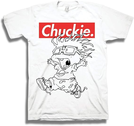 Nickelodeon Mens 90's Classic Shirt - Rugrats Chuckie Classic T-Shirt
