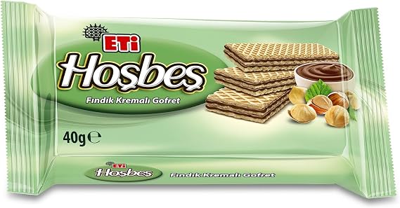 Eti Hoşbeş Fındık Kremalı Gofret 40 g