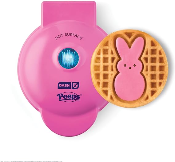 PEEPS® x Dash Bunny Mini Waffle Maker