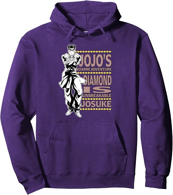 JoJo's Bizarre Adventure Josuke Diamond is Unbreakable Anime Pullover Hoodie