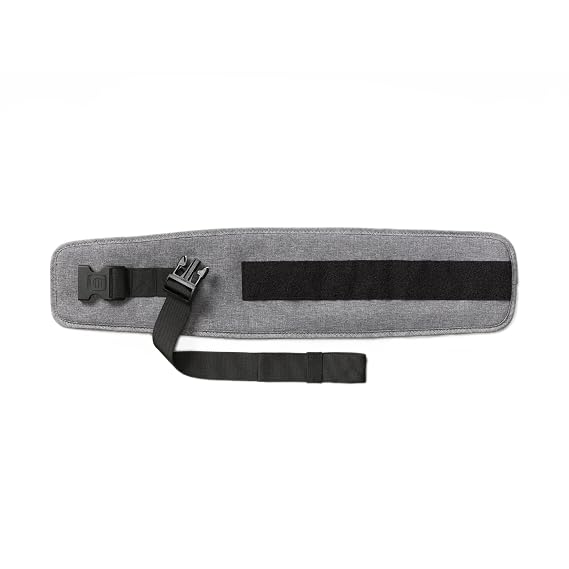 Tushbaby Waistband Extender Adjustable Extender Accessory Compatible with All Tushbaby Carriers, Extends an Extra 24inches to Fit Comfortably for All Shapes (Grey)