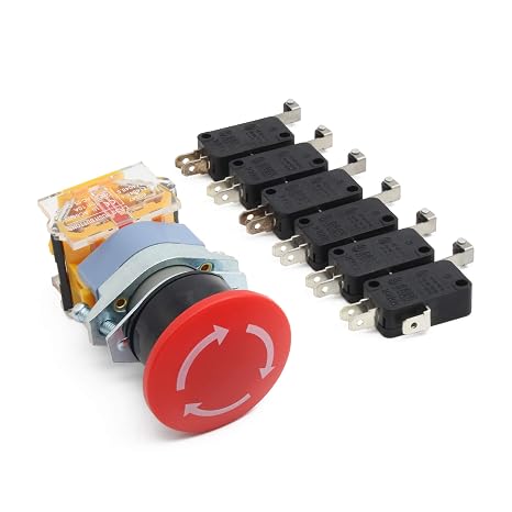 RATTMMOTOR Emergency Push Button Switch AC 400V