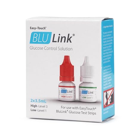 BluLink Glucose Control Solution (High & Low Vials)