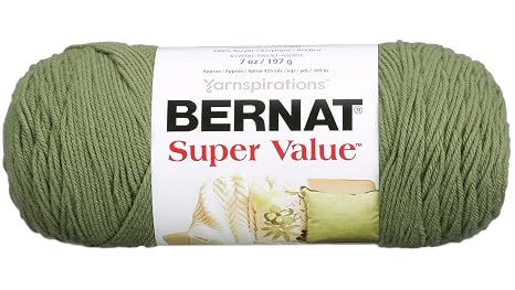Bernat Super Value Yarn, 7 oz, Gauge 4 Medium Worsted, Natural