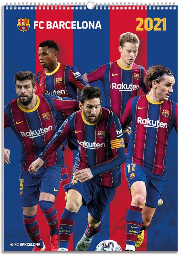Official Barcelona 2021 Calendar - A3 Wall Format Calendar