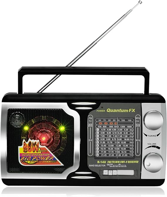 QFX R14 Retro Collection AM/FM/SW 1-9 Radio