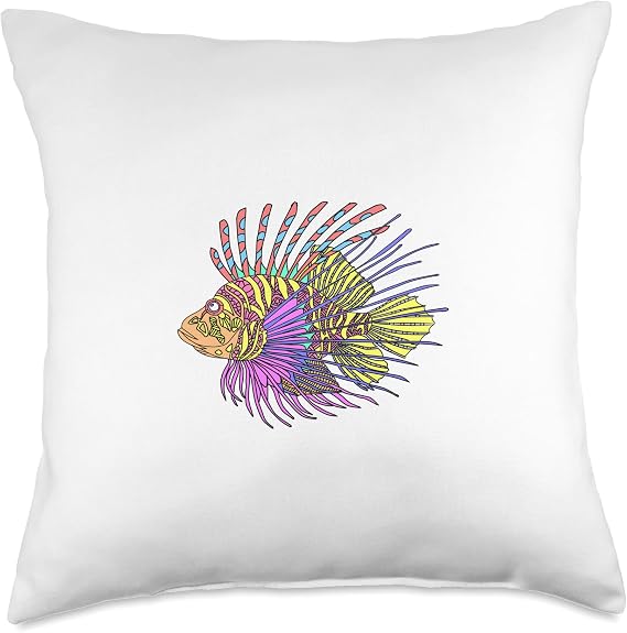 lionfish Throw Pillow