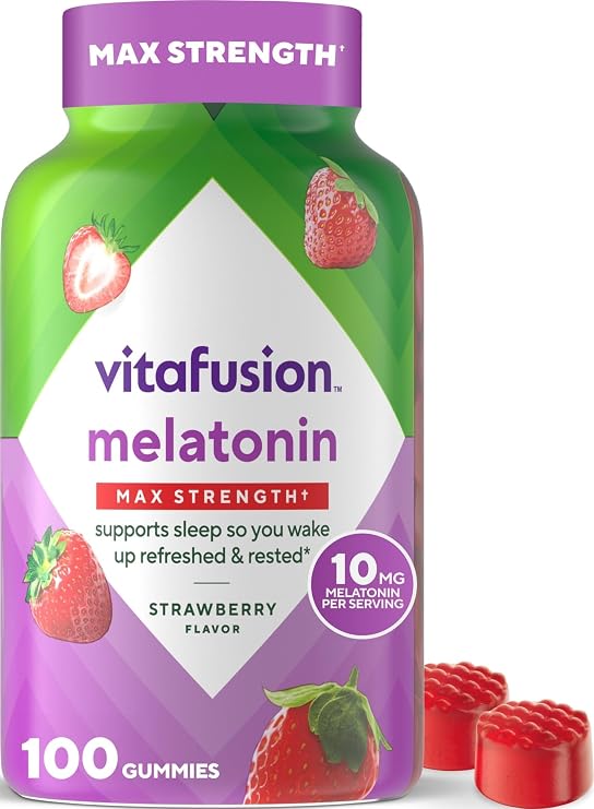 Vitafusion Melatonin Gummies 10mg Per 2 Gummies | 100 Count