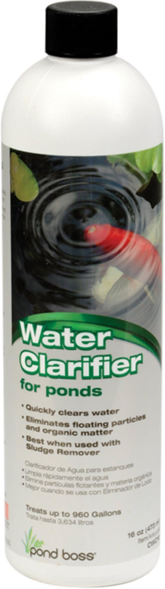 TotalPond Water Clarifier, 16-Ounce, Height : 8.69 Width : 2.56 Depth : 2.56