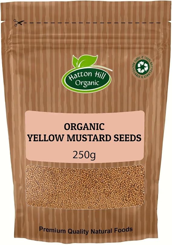Organic Yellow Mustard Seeds 250g by Hatton Hill Organic