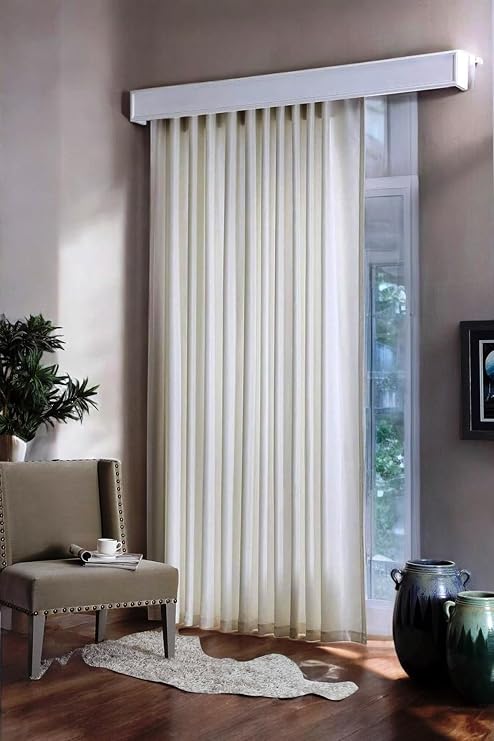 Ready Made Satin Sunshade Curtain Ecru Color (210x190cm)