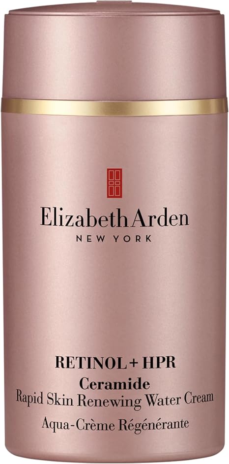 Elizabeth Arden Retinol + HPR Ceramide Rapid Skin Renewing Water Cream, 50ml, Anti-Ageing Skincare to Revitalize & Smooth Wrinkles, for Day & Night